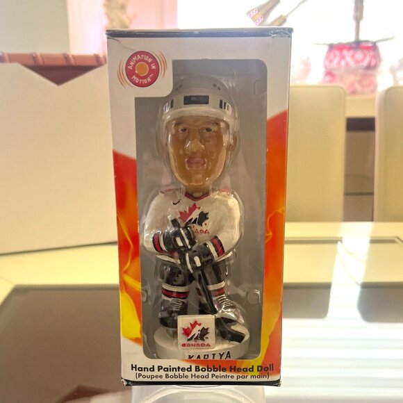 Paul Kariya Hand Painted Bobblehead by Animation In Motion Collectible Series! - Picture 1 of 6